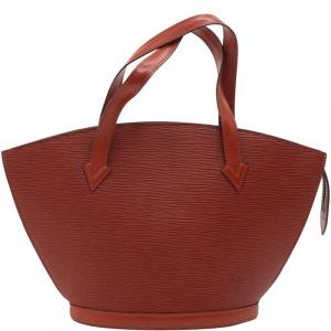 مملوكة مسبقًا Louis Vuitton Kenyan Fawn Epi Leather Saint Jacques PM Bag