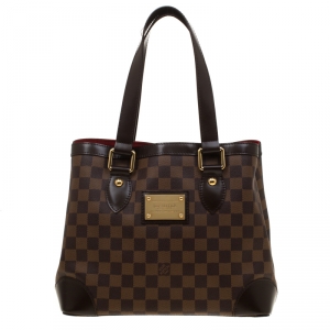 مملوكة مسبقًا Louis Vuitton Damier Ebene Canvas and Leather Hampstead PM Bag