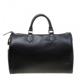 مملوكة مسبقًا Louis Vuitton Black Epi Leather Speedy 30
