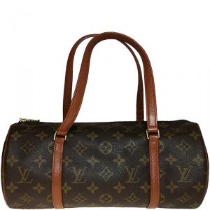 Pre Owned Louis Vuitton Monogram Canvas Papillon NM Bag