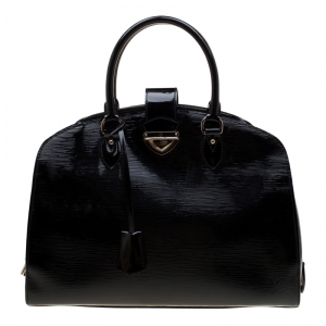مملوكة مسبقًا Louis Vuitton Black Electric Epi Leather Pont Neuf GM Bag