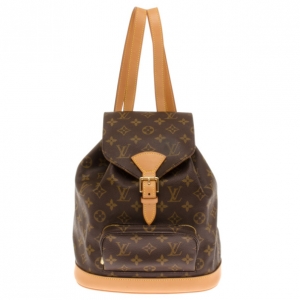 Pre Owned Louis Vuitton Monogram Canvas Montsouris MM Backpack Bag