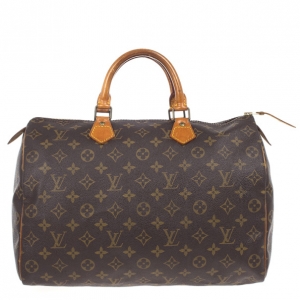 Pre Owned Louis Vuitton Monogram Speedy 35