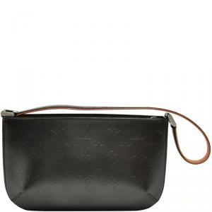 Louis Vuitton Black Monogram Mat Fowler Bag