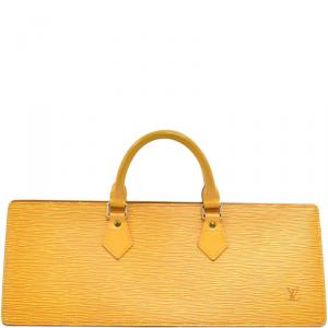 Louis Vuitton Tassil Yellow Epi Leather Sac Triangle Bag