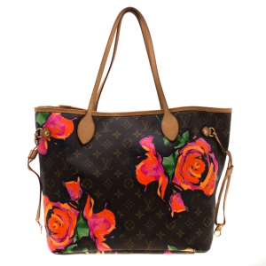 Louis Vuitton Monogram Canvas Limited Edition Stephen Sprouse Roses Neverfull MM Bag