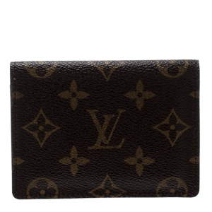Louis Vuitton Monogram Canvas Bifold Pass Card Case