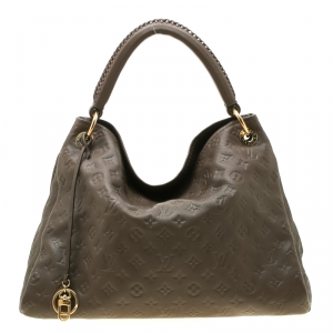 Pre Owned Louis Vuitton Ombree Monogram Empreinte Leather Artsy MM Bag