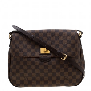 Pre Owned Louis Vuitton Damier Ebene Canvas Besace Rosebery Bag