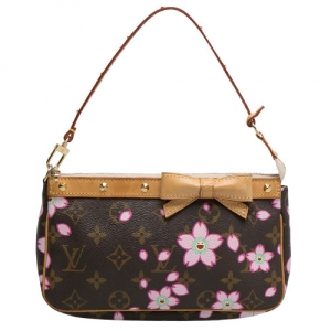 مملوكة مسبقًا Louis Vuitton Monogram Canvas Cherry Blossom Pochette Accessories