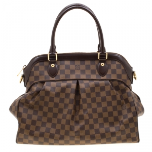 Pre Owned Louis Vuitton Damier Ebene Canvas Trevi GM Bag