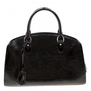 مملوكة مسبقًا Louis Vuitton Black Electric Epi Leather Pont Neuf PM Bag