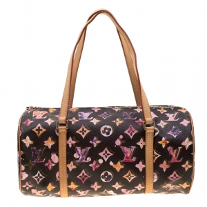 Pre Owned Louis Vuitton Monogram Canvas Watercolor Richard Prince Papillon 30 Bag