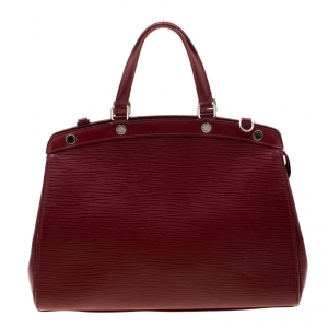 مملوكة مسبقًا Louis Vuitton Red Epi Leather Brea MM Bag