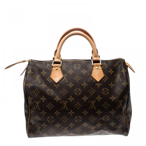 Pre Owned Louis Vuitton Monogram Canvas Speedy 30 Bag