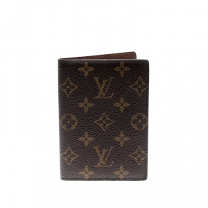 Pre Owned Louis Vuitton Monogram Canvas Passport Holder