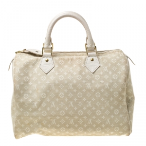 Louis Vuitton Fusain Monogram Idylle Speedy 30 Bag