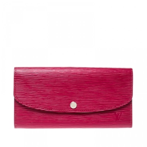 Louis Vuitton Fuchsia Epi Leather Sarah Wallet