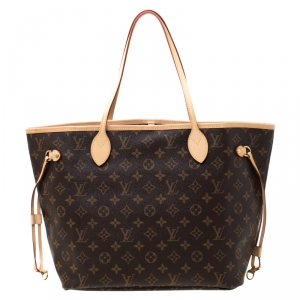 Louis Vuitton Monogram Canvas Neverfull MM NM Bag