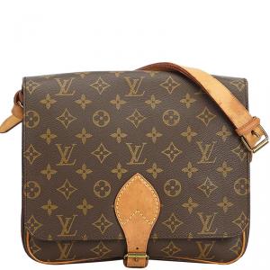 Pre Owned Louis Vuitton Monogram Canvas Cartouchiere GM