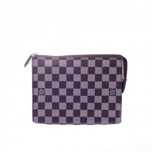 Pre Owned حقيبة كلتش لوي فيتون كولورس ايليمينت كانفاس دامييه بنفسجي