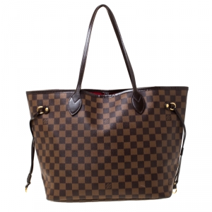 Louis Vuitton Damier Ebene Canvas Neverfull MM Bag