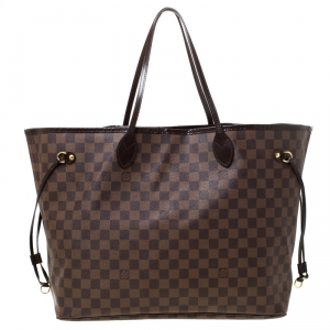 Louis Vuitton Damier Ebene Canvas Neverfull GM Bag