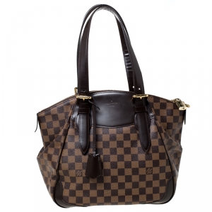 Pre Owned حقيبة لوي فيتون فيرونا كانفاس دامييه  MM