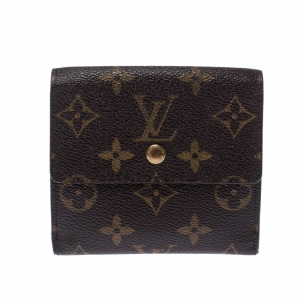 مملوكة مسبقًا Louis Vuitton Monogram Canvas Flap Compact Wallet 