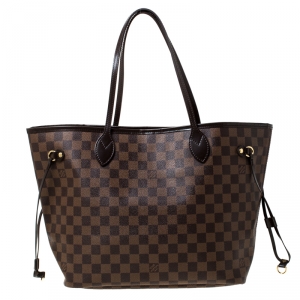 Louis Vuitton Damier Ebene Canvas Neverfull MM Bag