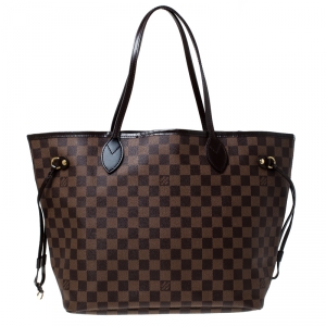 Louis Vuitton Damier Ebene Canvas Neverfull MM Bag