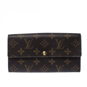 مملوكة مسبقًا Louis Vuitton Monogram Canvas Sarah Continental Wallet