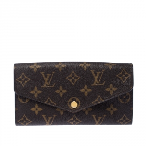 Louis Vuitton Monogram Canvas Sarah Continental Wallet