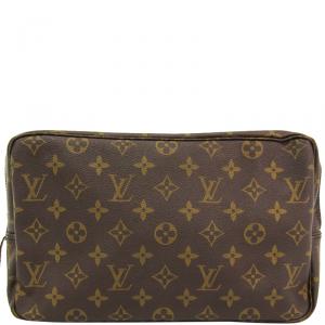 Pre Owned Louis Vuitton Monogram Canvas Trousse Toilette 28 Cosmetic Case