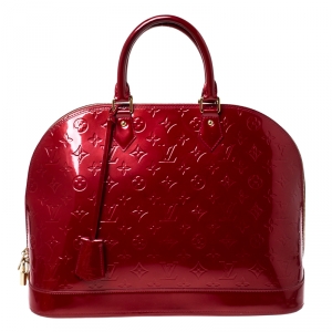 مملوكة مسبقًا Louis Vuitton Pomme D’amour Monogram Vernis Alma GM Bag