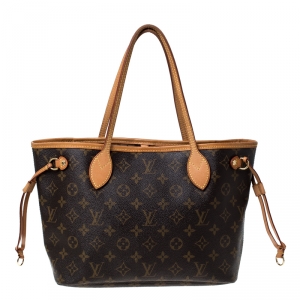 Louis Vuitton Monogram Canvas Neverfull PM Tote Bag