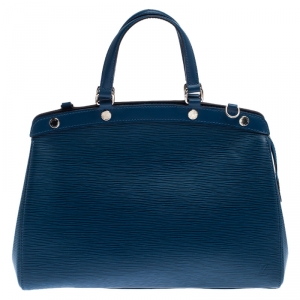 Pre Owned Louis Vuitton Saphir Epi Leather Brea MM Bag