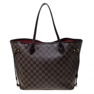 Louis Vuitton Damier Ebene Canvas Neverfull MM Bag