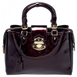 مملوكة مسبقًا Louis Vuitton Amarante Monogram Vernis Melrose Avenue Bag