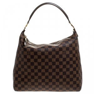 Pre Owned Louis Vuitton Damier Ebene Canvas Portobello PM Bag