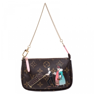 Pre Owned Louis Vuitton Monogram Canvas Limited Edition Illustre Mini Pochette Accessories