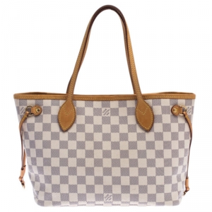 Louis Vuitton Damier Azur Canvas Neverfull PM Bag
