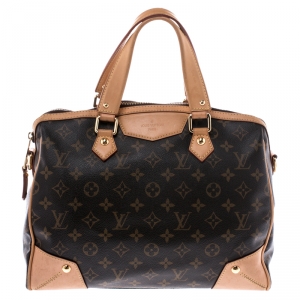 Pre Owned Louis Vuitton Brown Monogram Canvas Retiro PM Bag