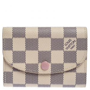 مملوكة مسبقًا Louis Vuitton Damier Azur Canvas Rosalie Coin Purse 