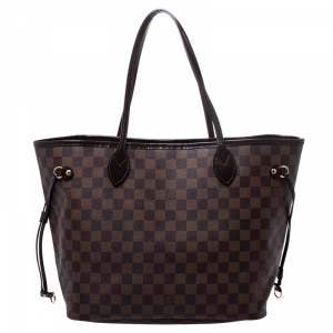 Louis Vuitton Damier Ebene Canvas Neverfull MM Bag