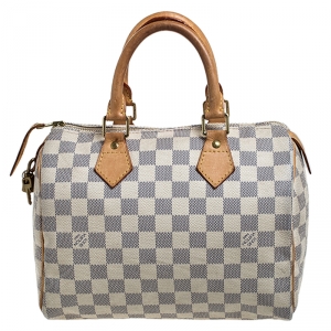 Louis Vuitton Damier Azur Canvas Speedy 25 Bag