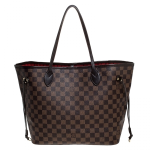 Louis Vuitton Damier Ebene Canvas Neverfull MM Bag