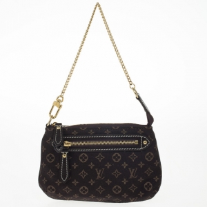 Pre Owned Louis Vuitton Fusain Monogram Idylle Mini Accessories Pochette Bag