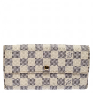 Louis Vuitton Damier Azur Canvas Sarah Wallet