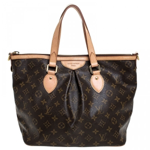 Pre Owned Louis Vuitton Monogram Canvas Palermo PM Bag